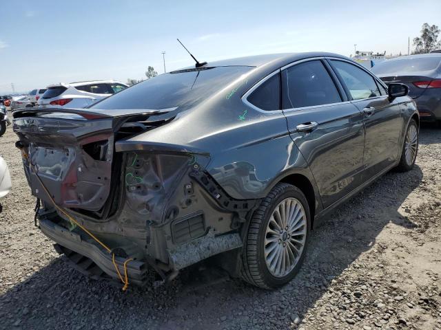 3FA6P0K95GR158366 - 2016 FORD FUSION TITANIUM GRAY photo 3