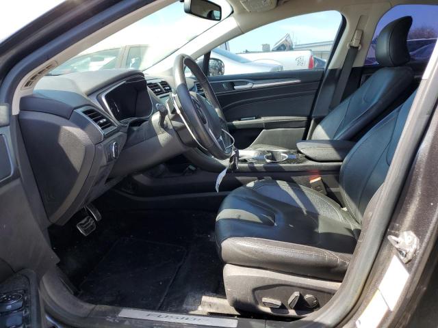 3FA6P0K95GR158366 - 2016 FORD FUSION TITANIUM GRAY photo 7
