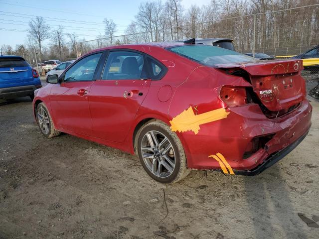 3KPF34AD1KE012811 - 2019 KIA FORTE GT LINE RED photo 2