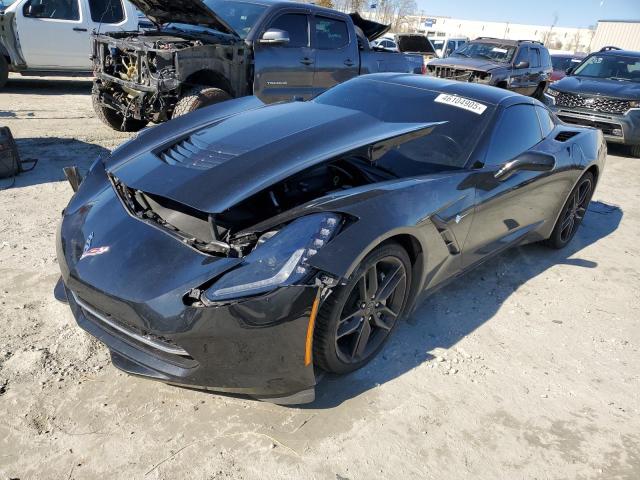 1G1YB2D72J5101599 - 2018 CHEVROLET CORVETTE STINGRAY 1LT BLACK photo 1