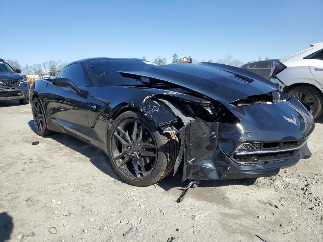 1G1YB2D72J5101599 - 2018 CHEVROLET CORVETTE STINGRAY 1LT BLACK photo 4