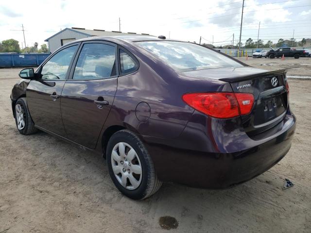 KMHDU46D68U451540 - 2008 HYUNDAI ELANTRA GLS BURGUNDY photo 2