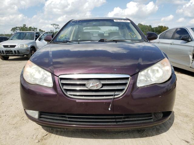 KMHDU46D68U451540 - 2008 HYUNDAI ELANTRA GLS BURGUNDY photo 5