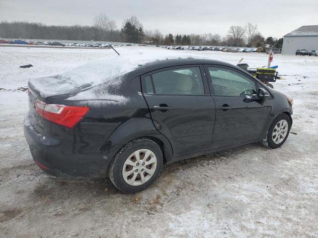 KNADM4A38D6292258 - 2013 KIA RIO LX BLACK photo 3