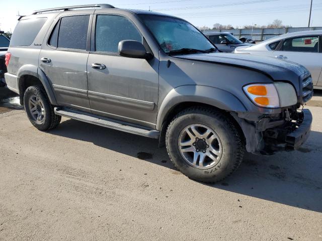 5TDBT48A33S150478 - 2003 TOYOTA SEQUOIA LIMITED CHARCOAL photo 4