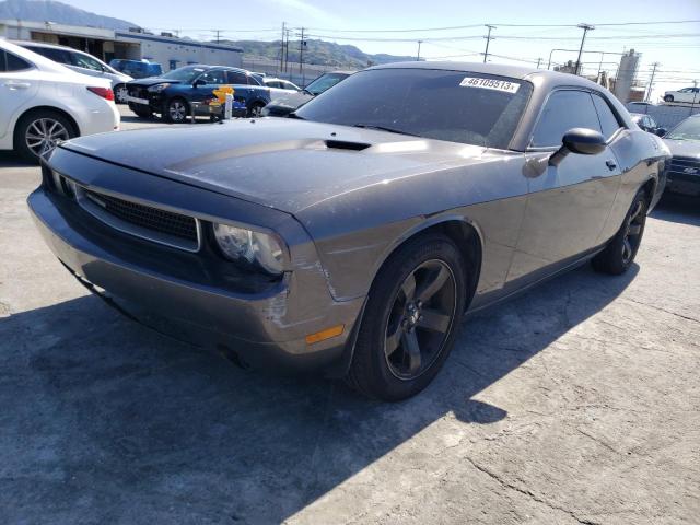 2C3CDYAG3DH646070 - 2013 DODGE CHALLENGER SXT GRAY photo 1