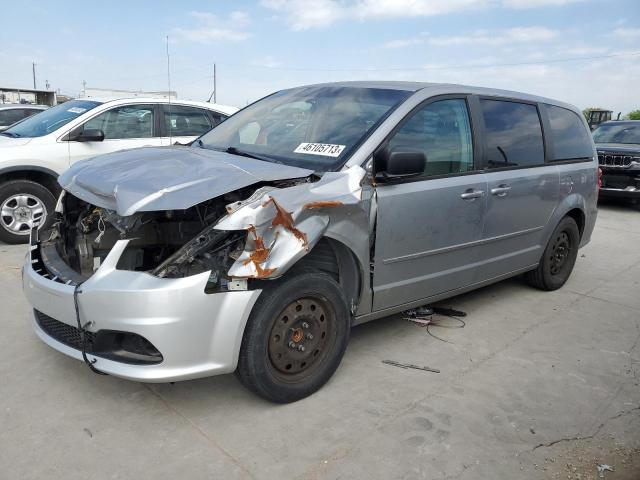 2C4RDGBGXDR735353 - 2013 DODGE GRAND CARA SE SILVER photo 1