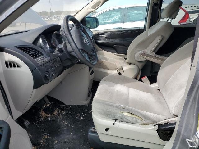 2C4RDGBGXDR735353 - 2013 DODGE GRAND CARA SE SILVER photo 7