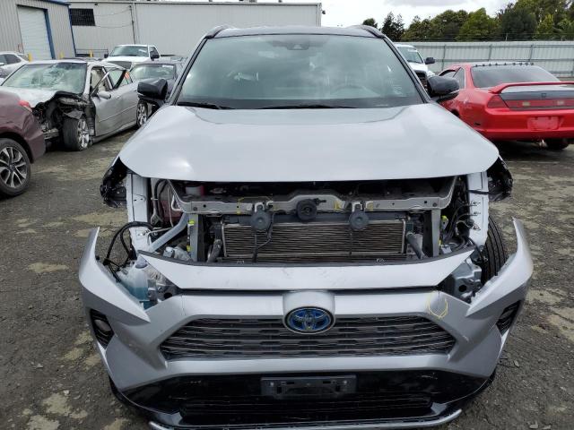 2T3E6RFV3LW001140 - 2020 TOYOTA RAV4 XSE SILVER photo 5