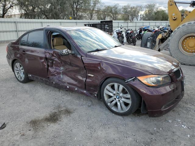 WBAVA33527KX82857 - 2007 BMW 328 I BURGUNDY photo 4