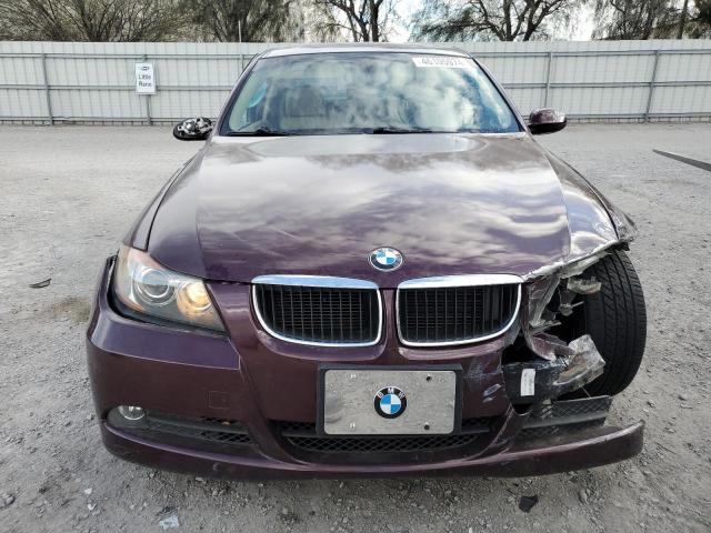 WBAVA33527KX82857 - 2007 BMW 328 I BURGUNDY photo 5