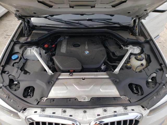5UXTR7C50KLF27316 - 2019 BMW X3 SDRIVE30I WHITE photo 12