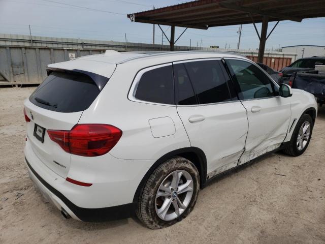 5UXTR7C50KLF27316 - 2019 BMW X3 SDRIVE30I WHITE photo 3