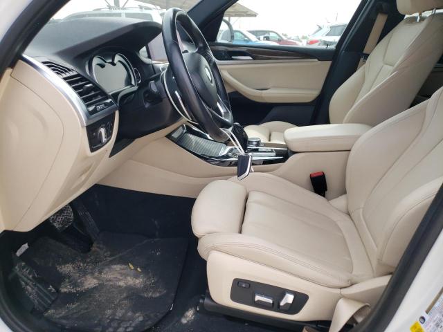 5UXTR7C50KLF27316 - 2019 BMW X3 SDRIVE30I WHITE photo 7
