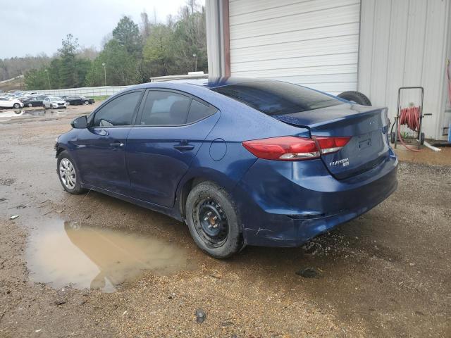 5NPD74LF9JH350414 - 2018 HYUNDAI ELANTRA SE BLUE photo 2