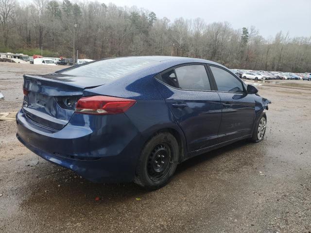 5NPD74LF9JH350414 - 2018 HYUNDAI ELANTRA SE BLUE photo 3