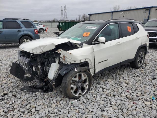 3C4NJDCB9JT190554 - 2018 JEEP COMPASS LIMITED WHITE photo 1