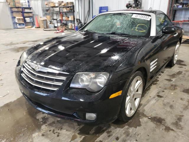 1C3AN69L14X005800 - 2004 CHRYSLER CROSSFIRE LIMITED BLACK photo 1