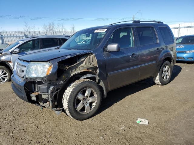 5FNYF3H59AB016011 - 2010 HONDA PILOT EXL GRAY photo 1