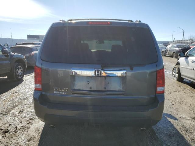 5FNYF3H59AB016011 - 2010 HONDA PILOT EXL GRAY photo 6