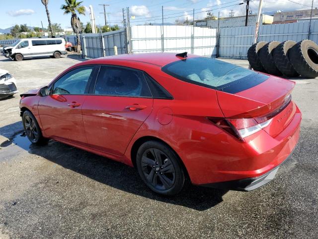 5NPLM4AG4MH052163 - 2021 HYUNDAI ELANTRA SEL RED photo 2