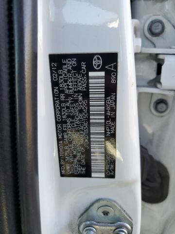 JTDKDTB34C1504295 - 2012 TOYOTA PRIUS C WHITE photo 12