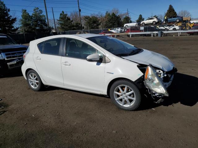 JTDKDTB34C1504295 - 2012 TOYOTA PRIUS C WHITE photo 4