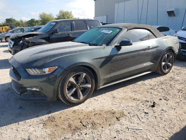 1FATP8EM6F5423766 - 2015 FORD MUSTANG GRAY photo 1