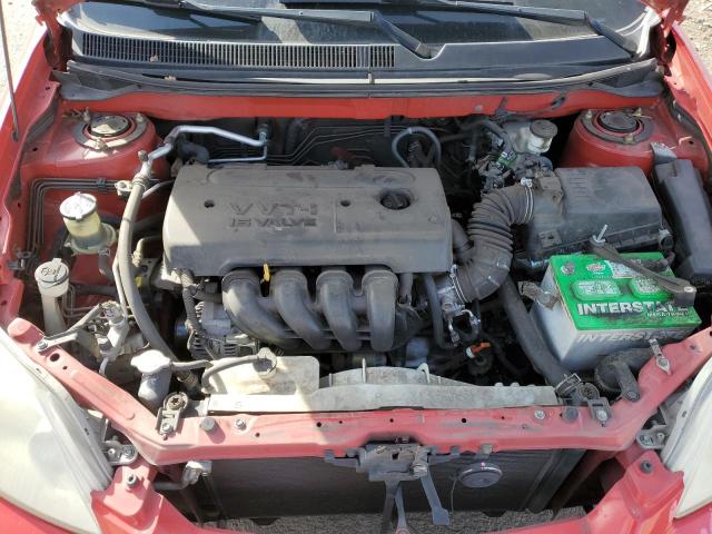 2T1KR32E45C351936 - 2005 TOYOTA COROLLA MA XR RED photo 11