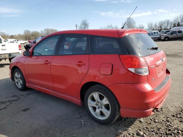 2T1KR32E45C351936 - 2005 TOYOTA COROLLA MA XR RED photo 2