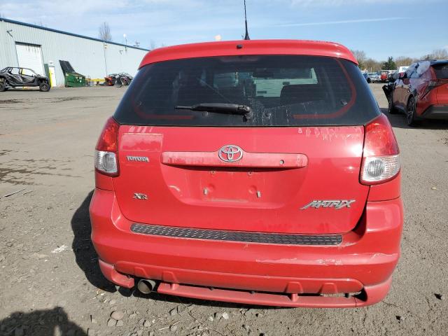 2T1KR32E45C351936 - 2005 TOYOTA COROLLA MA XR RED photo 6