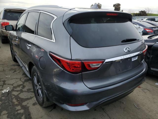 5N1DL0MN4HC527348 - 2017 INFINITI QX60 GRAY photo 2