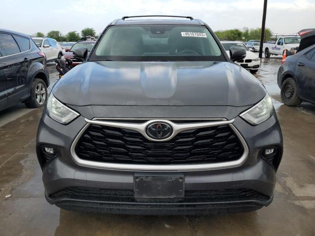 5TDGZRAH1LS505267 - 2020 TOYOTA HIGHLANDER XLE 灰色 照片 5