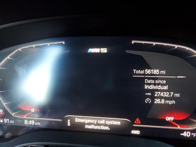 WBSJF0C08LCD66155 - 2020 BMW M5 BASE GRAY photo 9