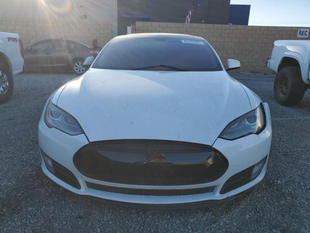 5YJSA1DP4CFS00694 - 2012 TESLA MODEL S WHITE photo 5