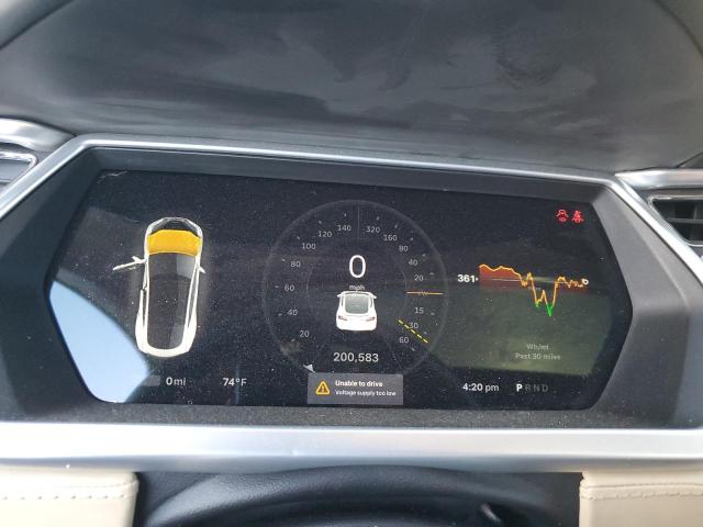 5YJSA1DP4CFS00694 - 2012 TESLA MODEL S WHITE photo 9