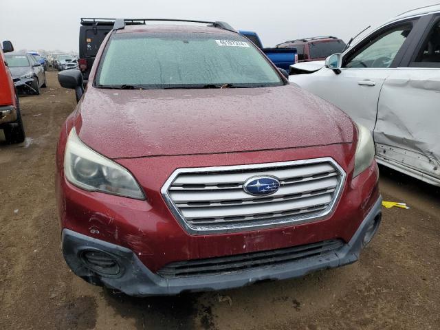 4S4BSBAC6F3236940 - 2015 SUBARU OUTBACK 2.5I RED photo 5