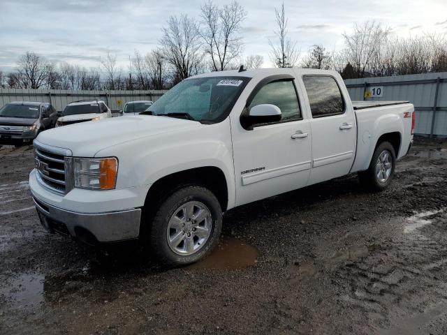 3GTP2WE74DG319517 - 2013 GMC SIERRA K1500 SLT WHITE photo 1