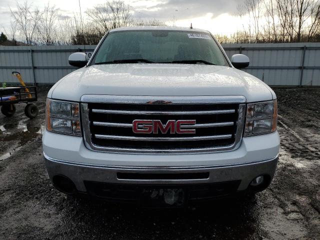 3GTP2WE74DG319517 - 2013 GMC SIERRA K1500 SLT WHITE photo 5