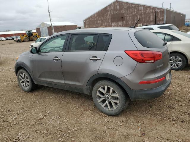 KNDPBCAC9F7762746 - 2015 KIA SPORTAGE LX GRAY photo 2