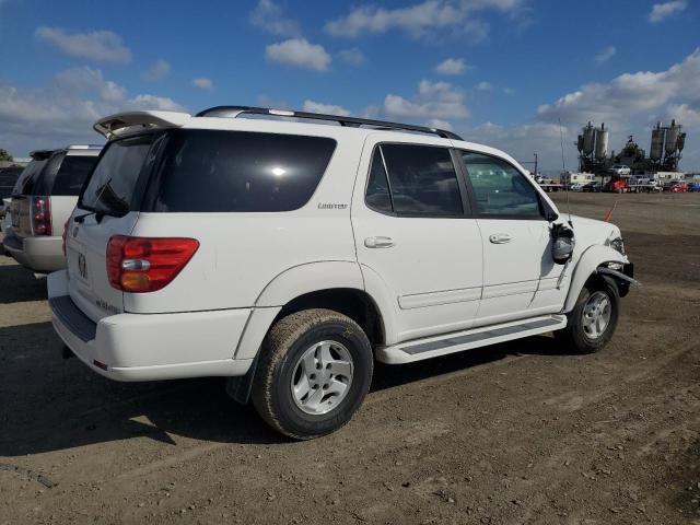 5TDBT48A52S061719 - 2002 TOYOTA SEQUOIA LIMITED WHITE photo 3