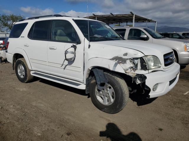 5TDBT48A52S061719 - 2002 TOYOTA SEQUOIA LIMITED WHITE photo 4