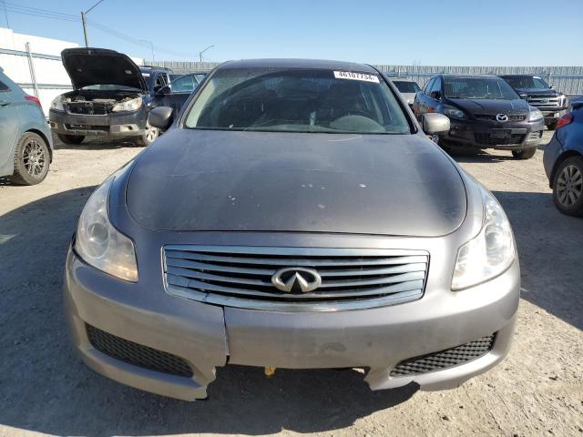 JNKBV61F98M250047 - 2008 INFINITI G35 GRAY photo 5