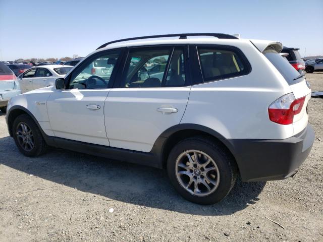 WBXPA73484WC42613 - 2004 BMW X3 2.5I WHITE photo 2