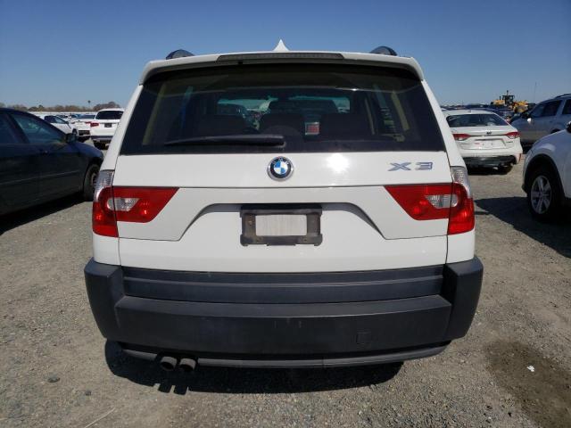 WBXPA73484WC42613 - 2004 BMW X3 2.5I WHITE photo 6