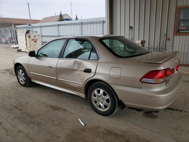 1HGCG56692A044272 - 2002 HONDA ACCORD EX TAN photo 2