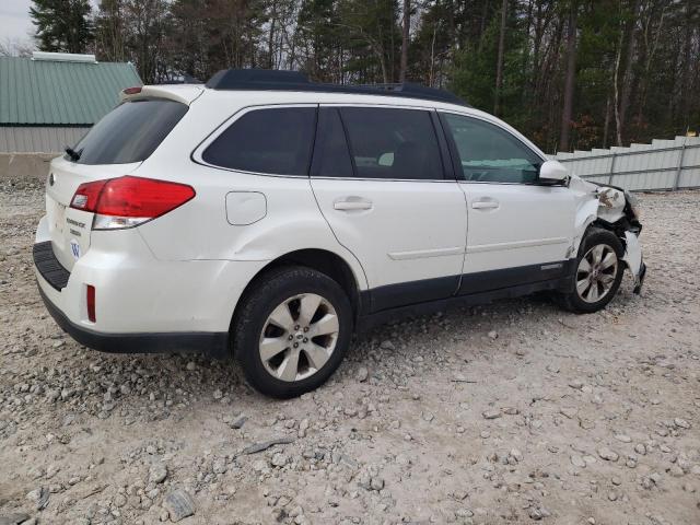 4S4BRDKC7C2268013 - 2012 SUBARU OUTBACK 3.6R LIMITED WHITE photo 3