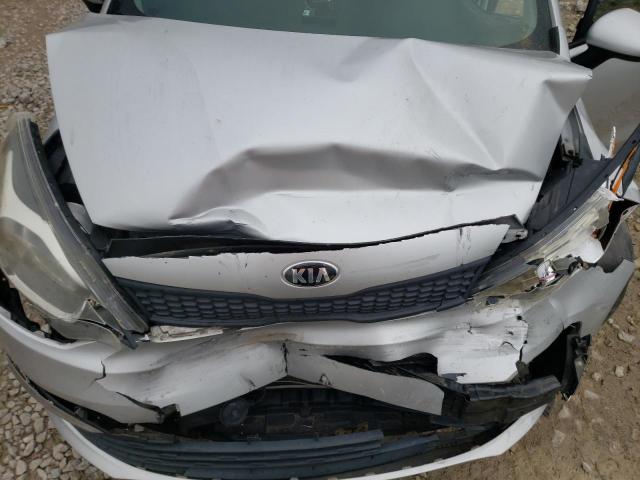 KNADM4A32H6118675 - 2017 KIA RIO LX SILVER photo 11