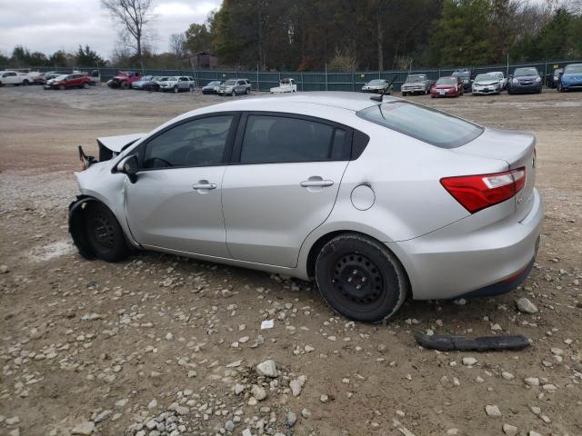 KNADM4A32H6118675 - 2017 KIA RIO LX SILVER photo 2