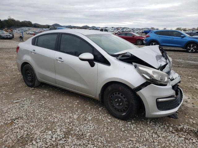 KNADM4A32H6118675 - 2017 KIA RIO LX SILVER photo 4